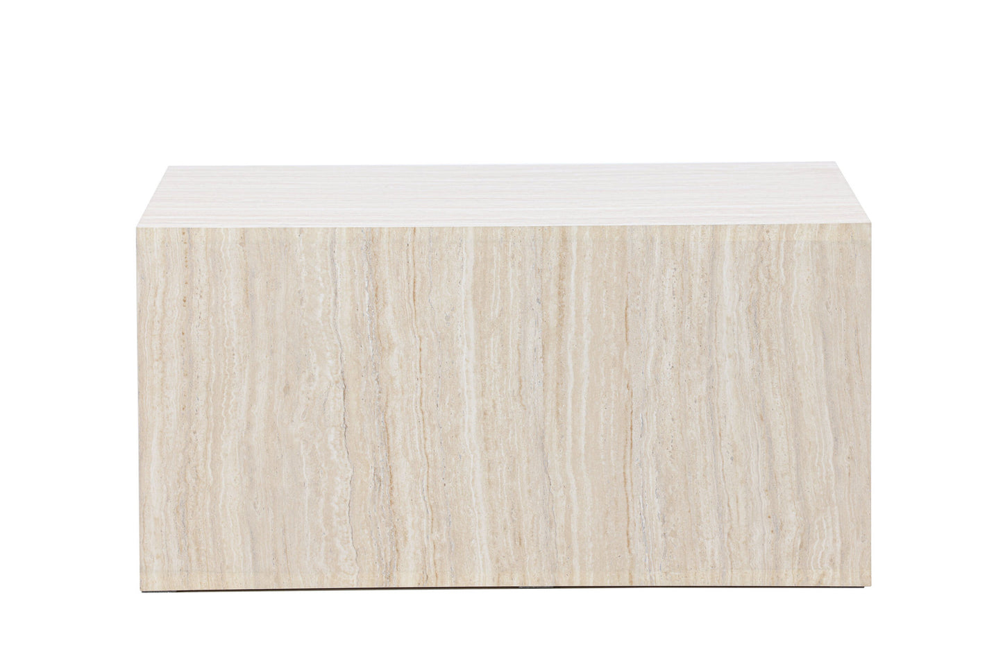 York Couchtisch in Travertin-Optik aus MDF