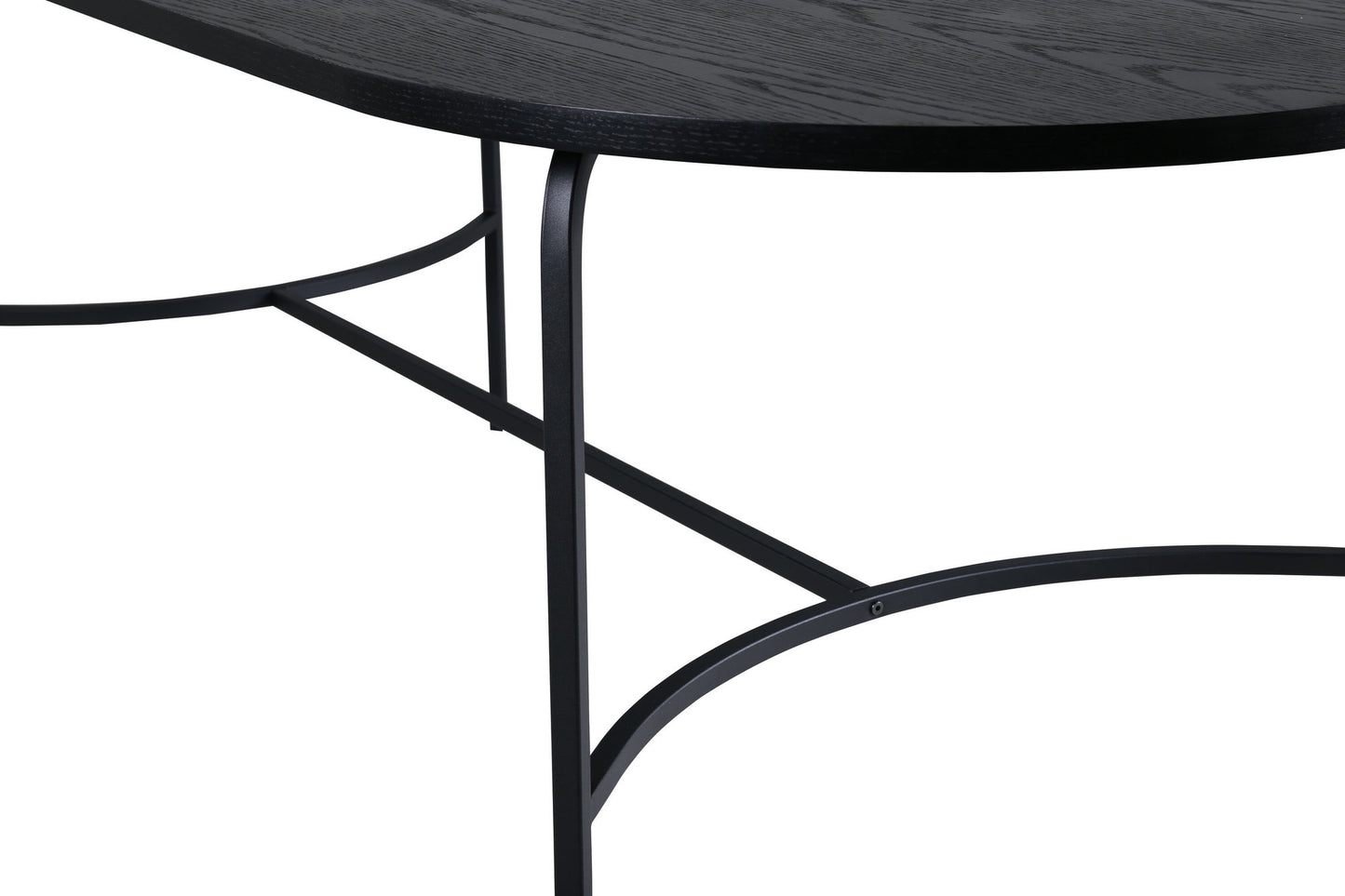 Skate Esstisch in Schwarz, 200 cm