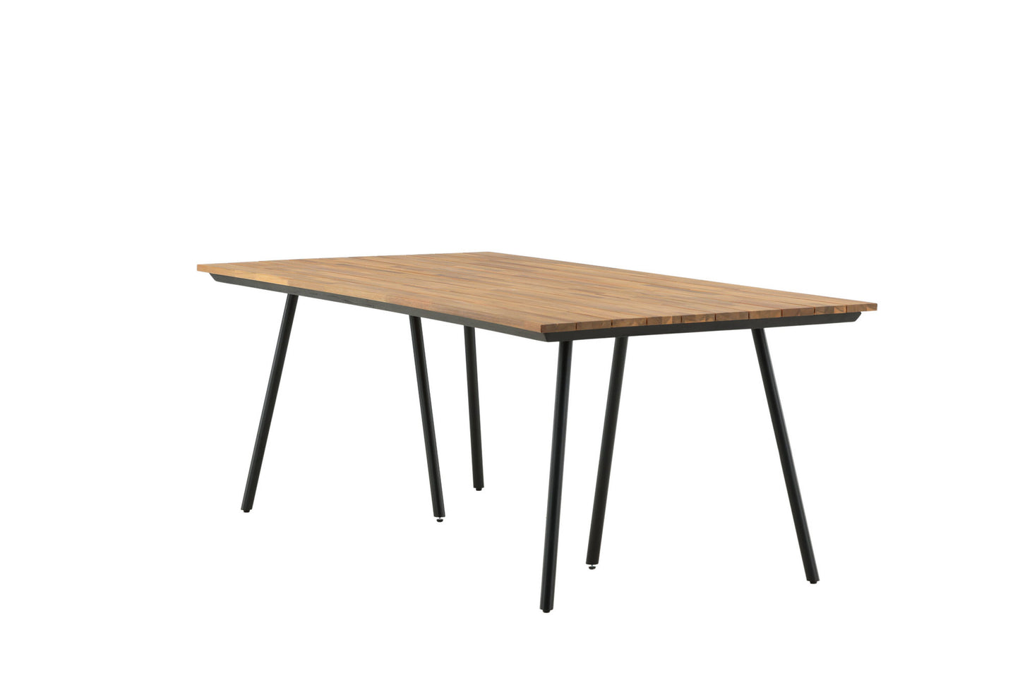 Chan Esstisch in Braun/Schwarz, 200cm