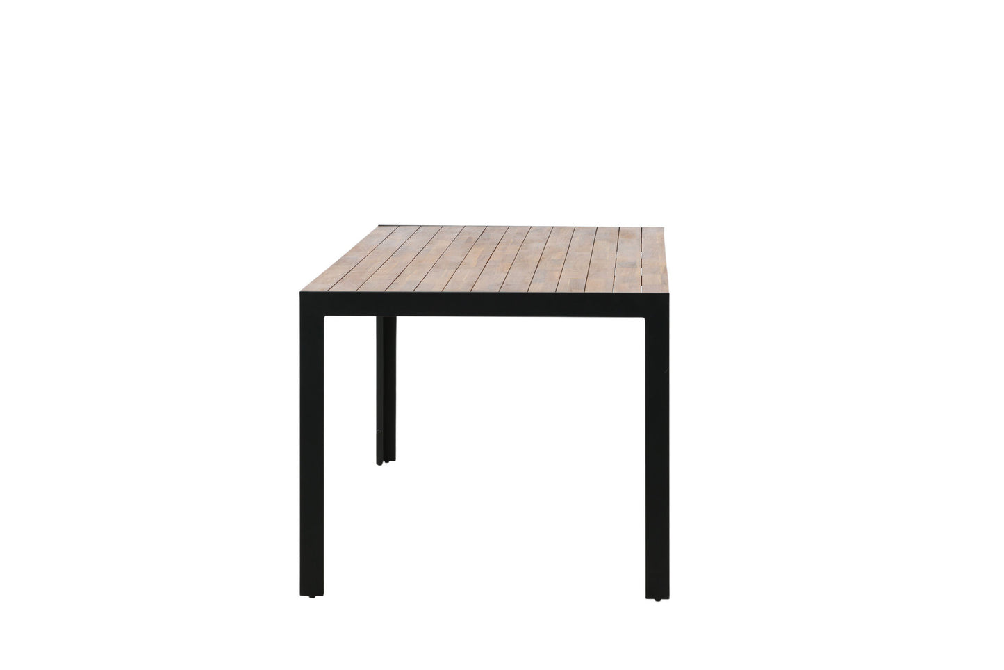 Bois Esstisch in Braun/Schwarz, 205cm