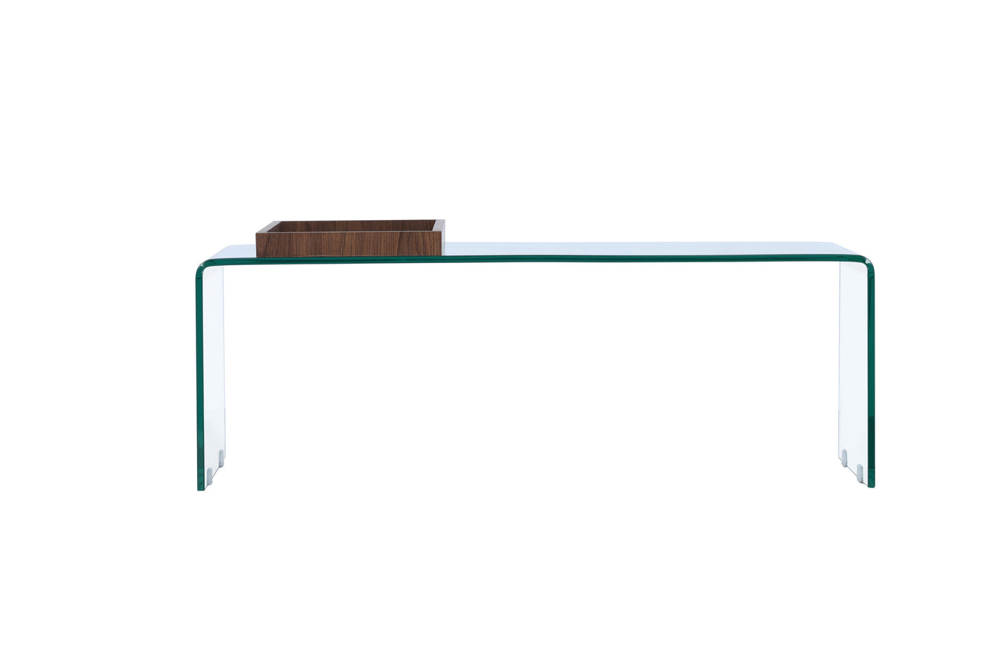 Telemark Couchtisch aus Glas mit Tablett