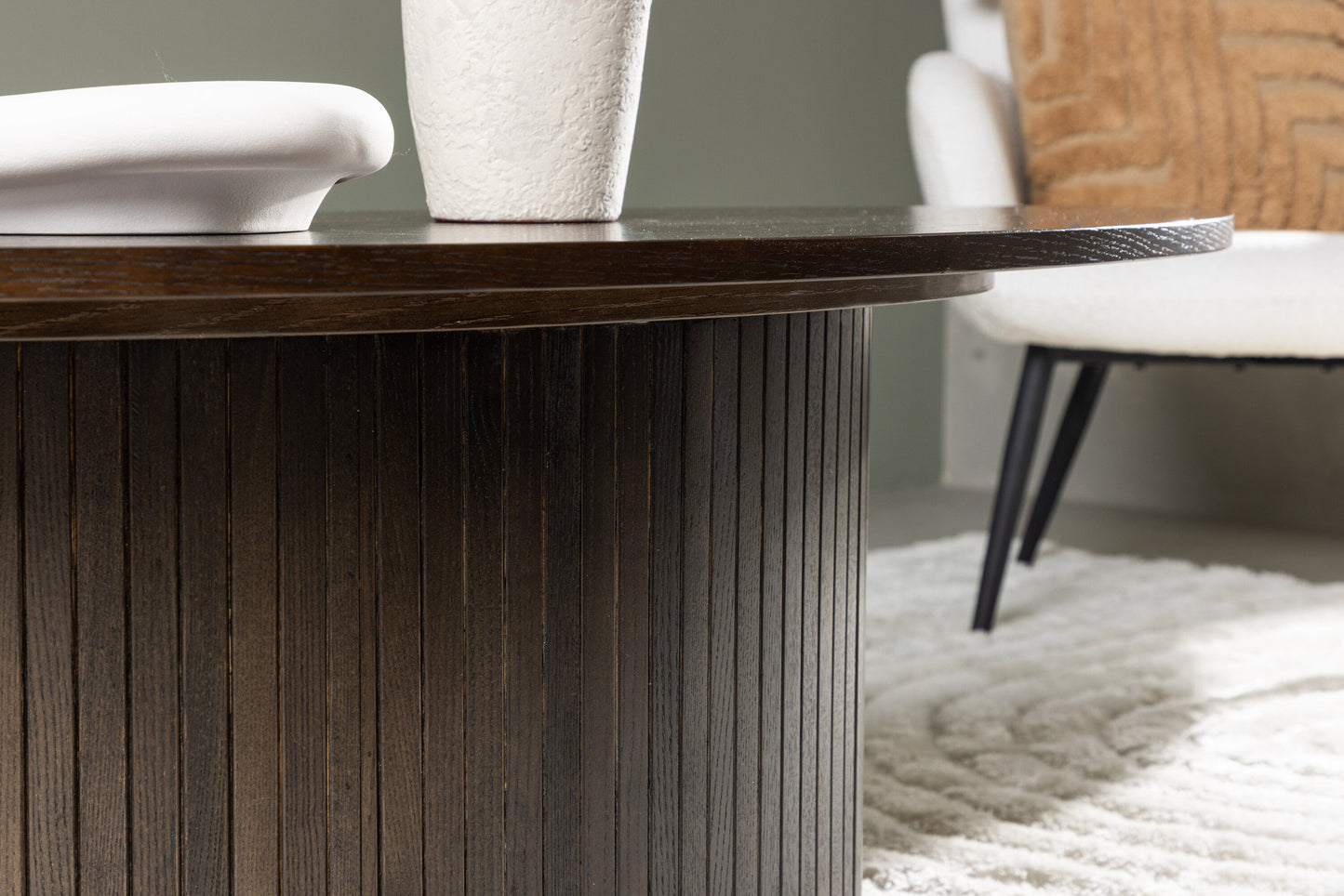 Bianca Couchtisch aus MDF in Dunkelbraun
