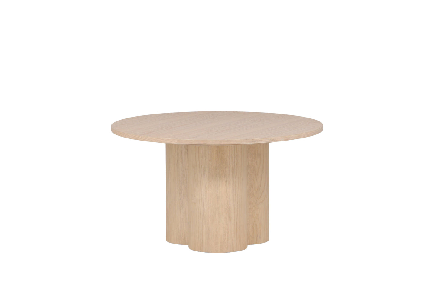 Runder Couchtisch Olivia in Hellbraun, Ø80cm