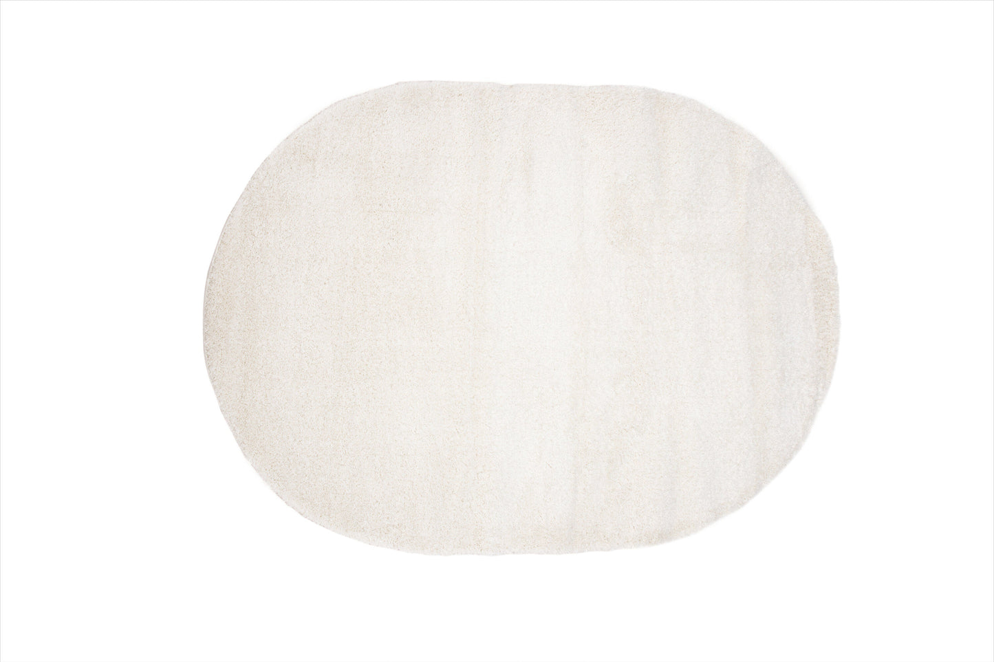Walter Pluto Teppich Oval, 230x160cm, Weiß