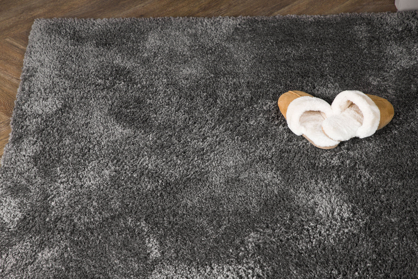 Walter Pluto Teppich, Anthrazit, 340x240cm
