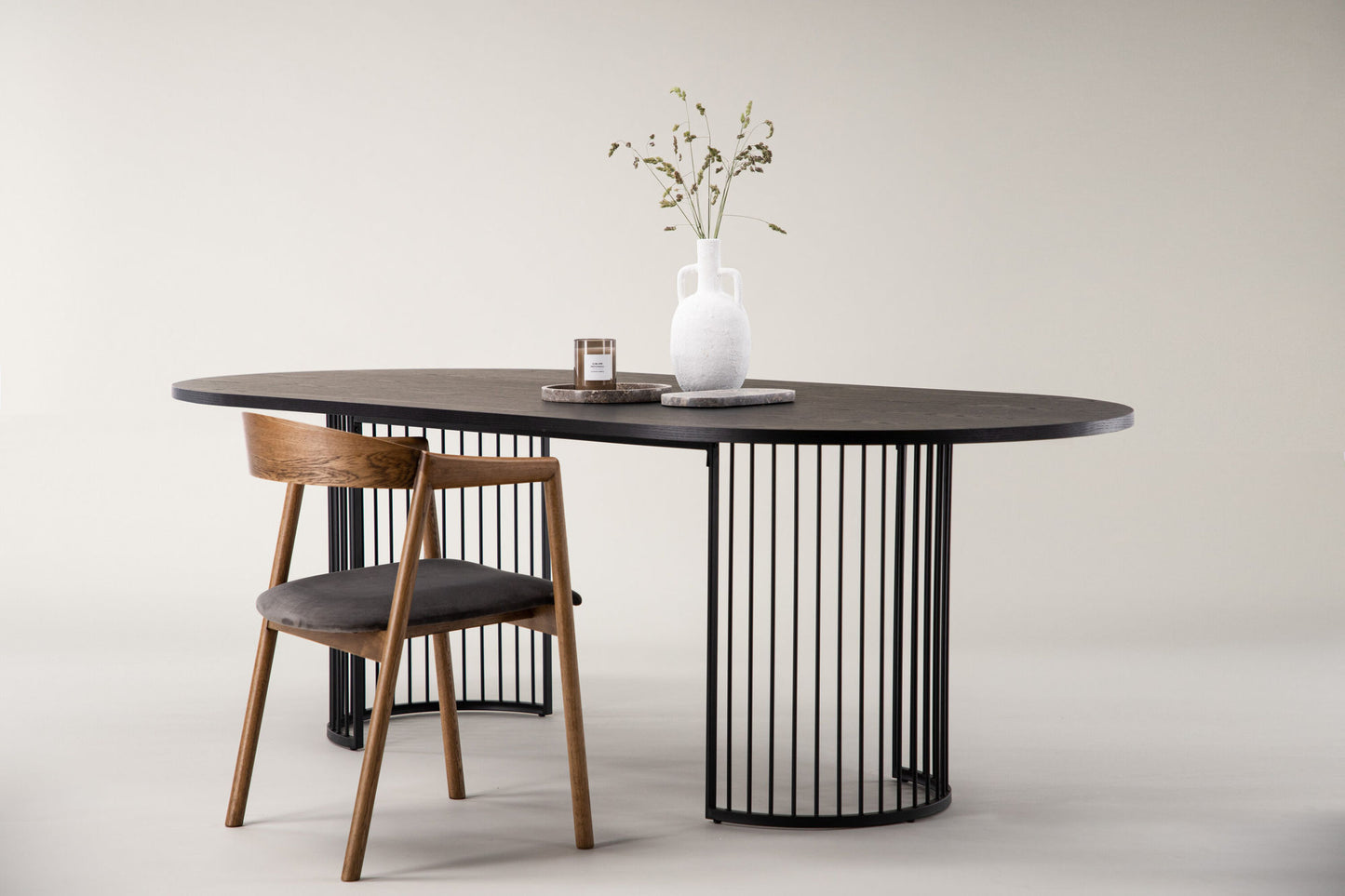Esstisch Hamneskär in Schwarz, 220 cm
