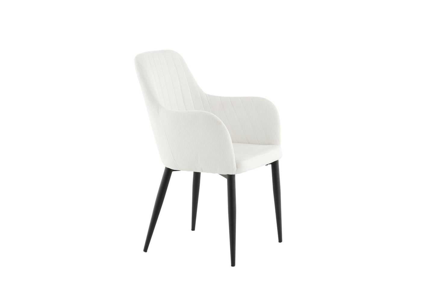 Comfort Esszimmerstühle, 2er Set, Weiß