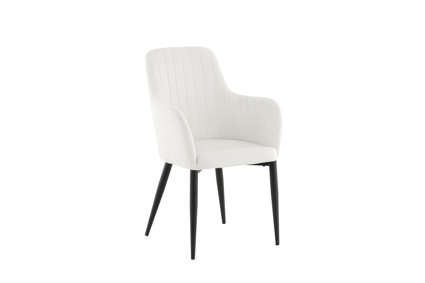 Comfort Esszimmerstühle, 2er Set, Weiß