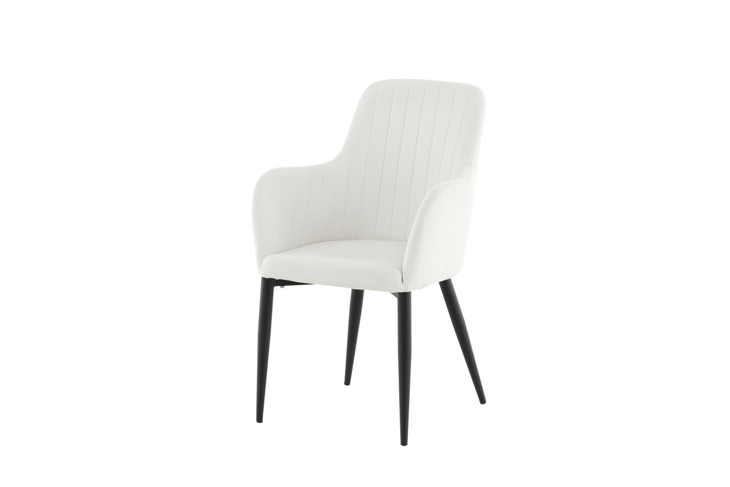 Comfort Esszimmerstühle, 2er Set, Weiß