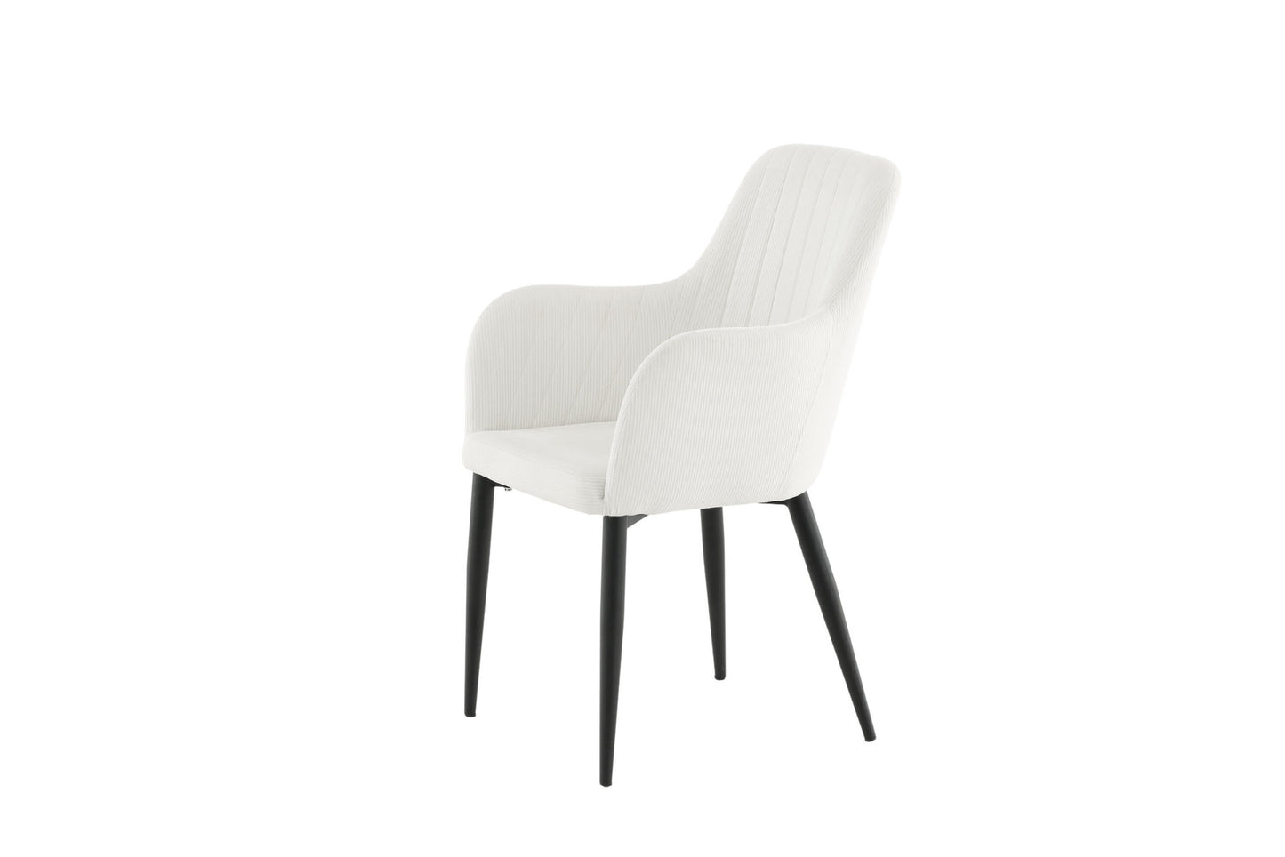 Comfort Esszimmerstühle, 2er Set, Weiß