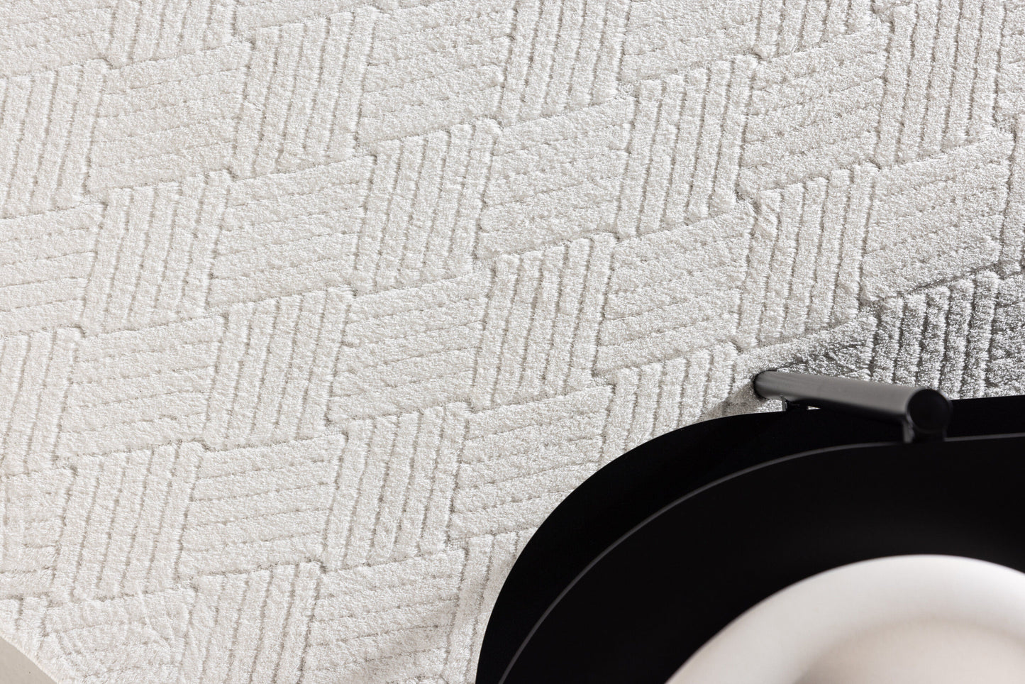 Todd Teppich, Weiß, 230x160cm