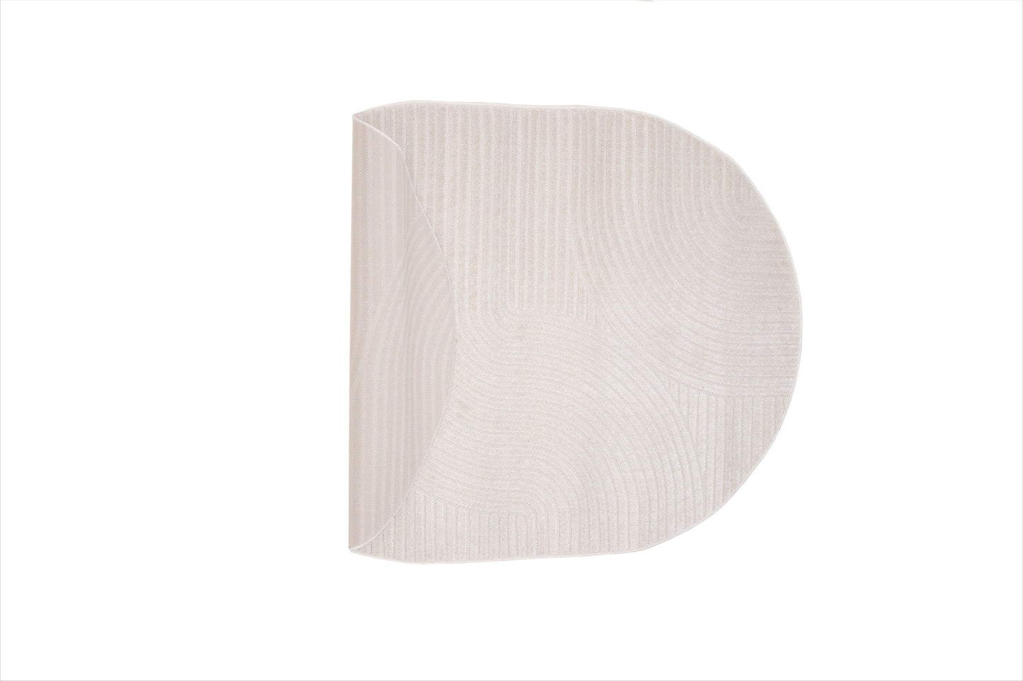 Vince Solar Teppich Oval, Weiß, 230x160cm