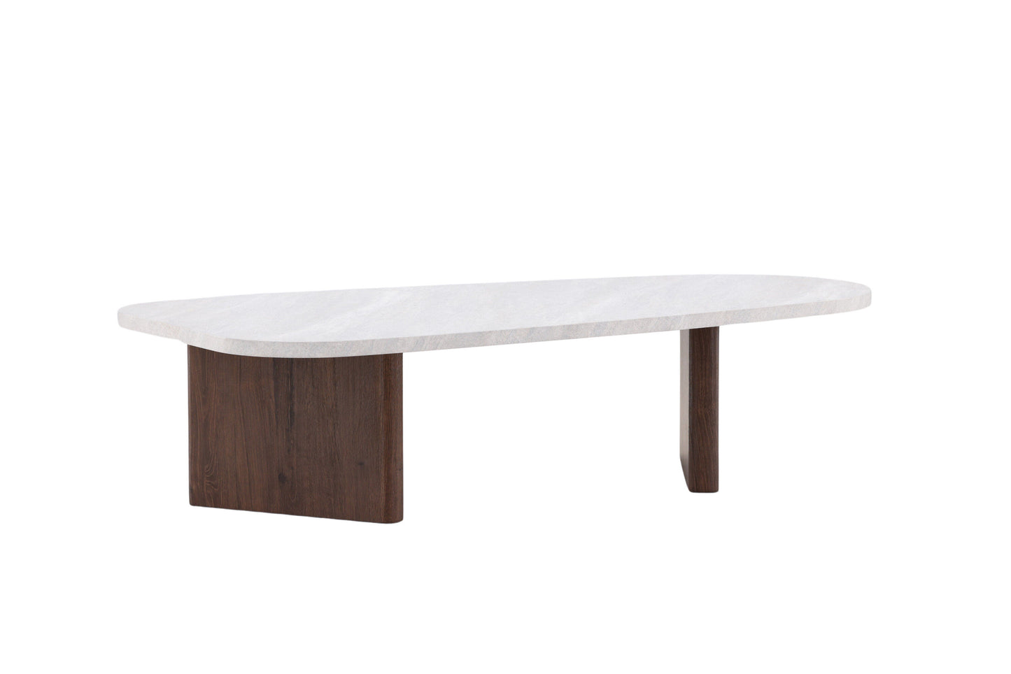 Grönvik Couchtisch aus MDF in Weiß/Braun