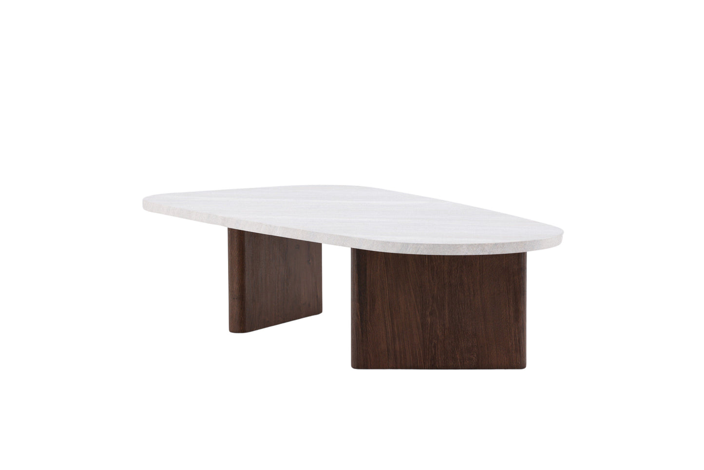 Grönvik Couchtisch aus MDF in Weiß/Braun
