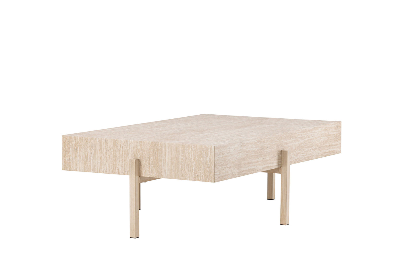 Vadholmen Couchtisch in Travertin-Optik, FSC 100%