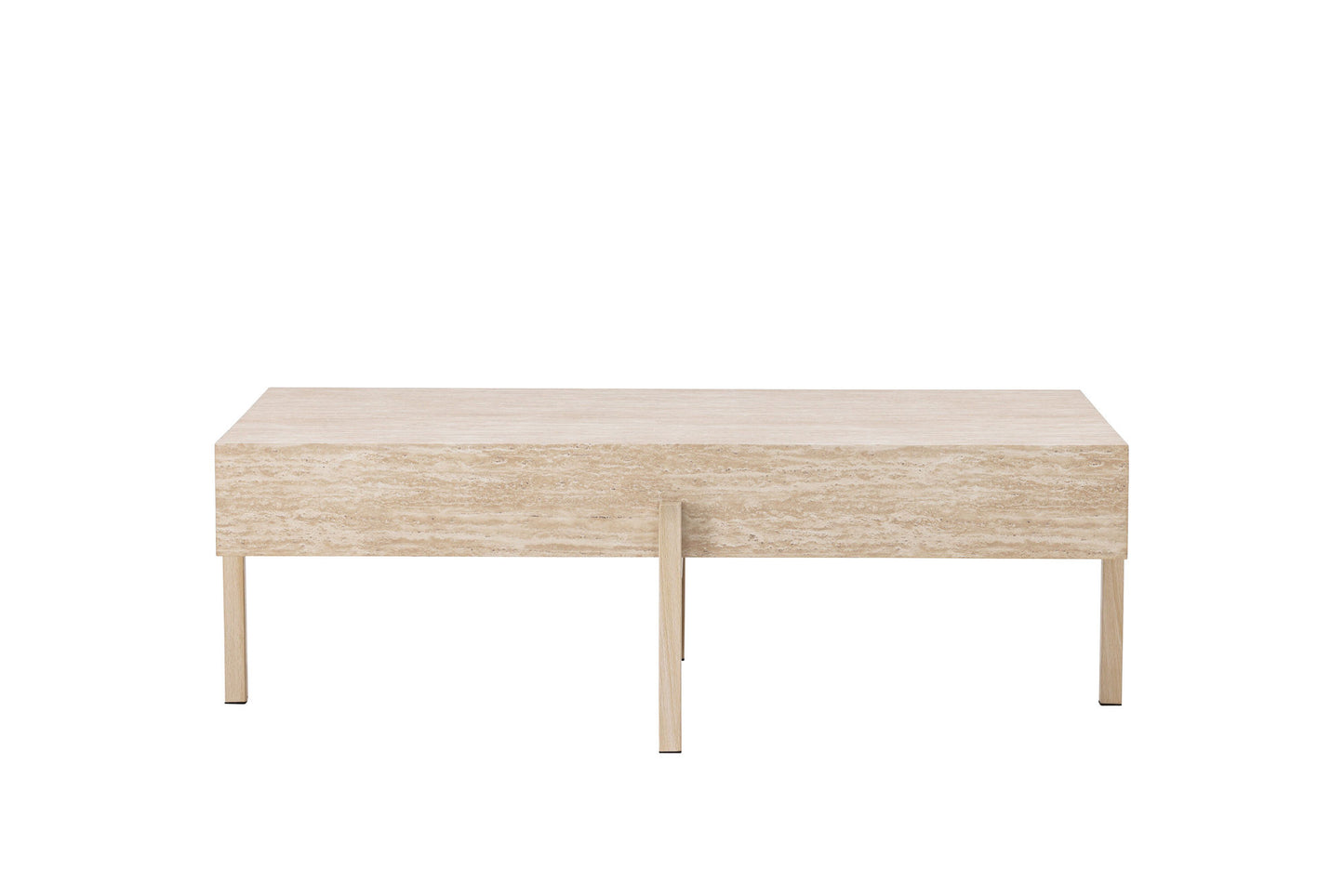 Vadholmen Couchtisch in Travertin-Optik, FSC 100%
