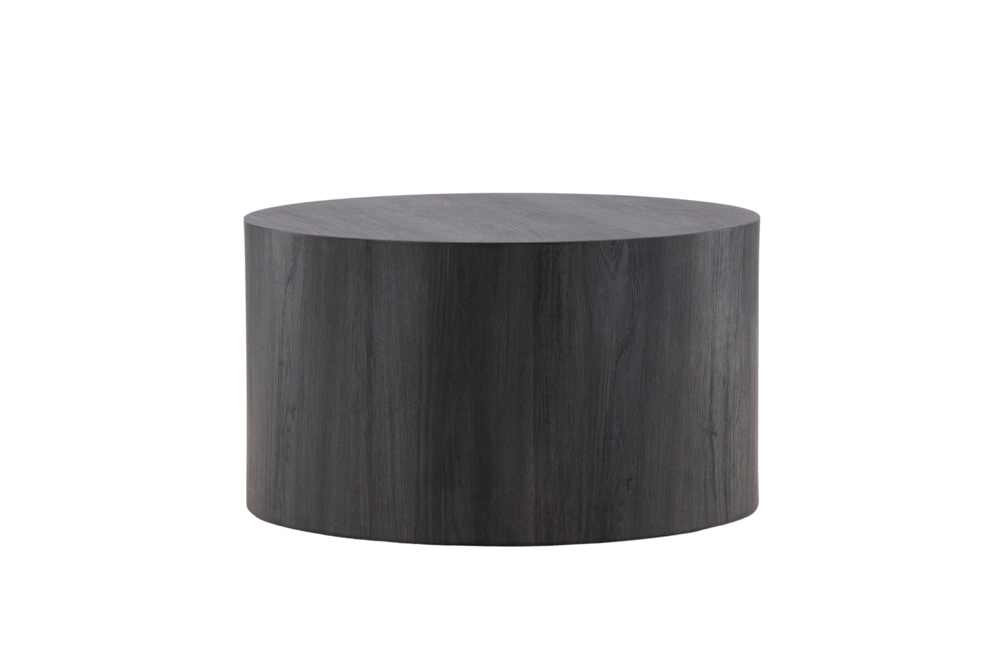 York Couchtisch aus MDF in schwarzer Holzoptik, Ø 80cm