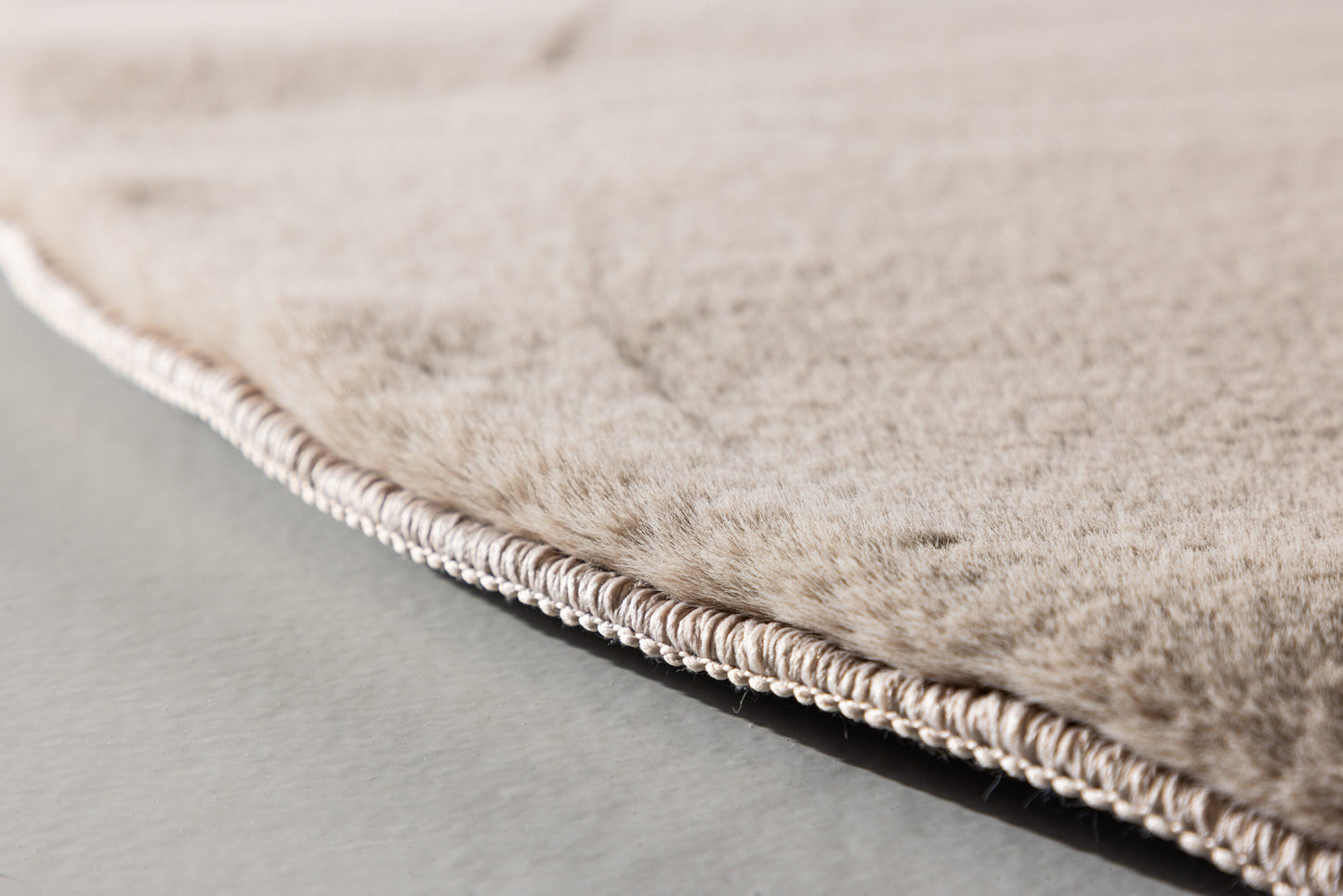 Leni Teppich Rund, Beige, Ø200cm