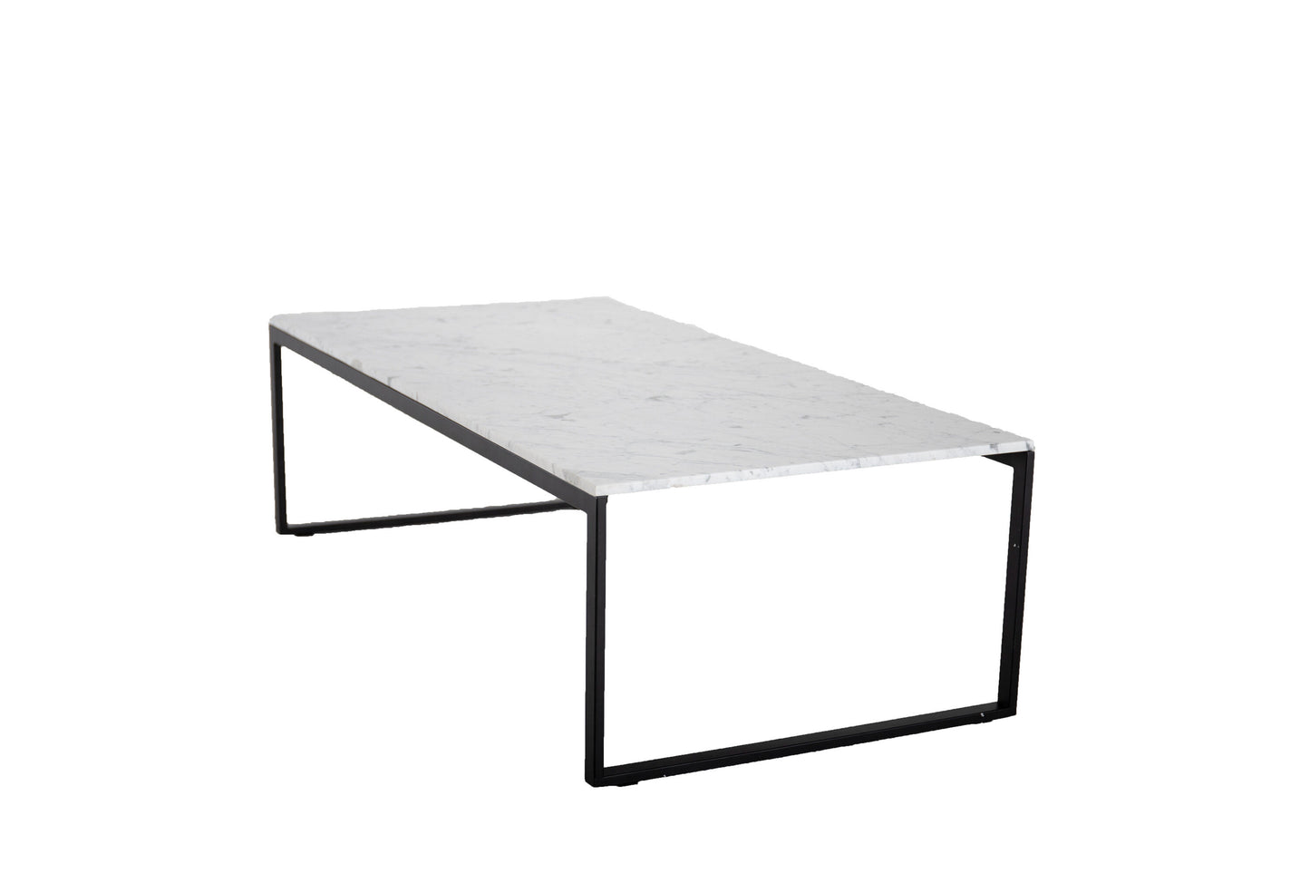 Estelle Couchtisch aus Marmor in Weiß/Schwarz
