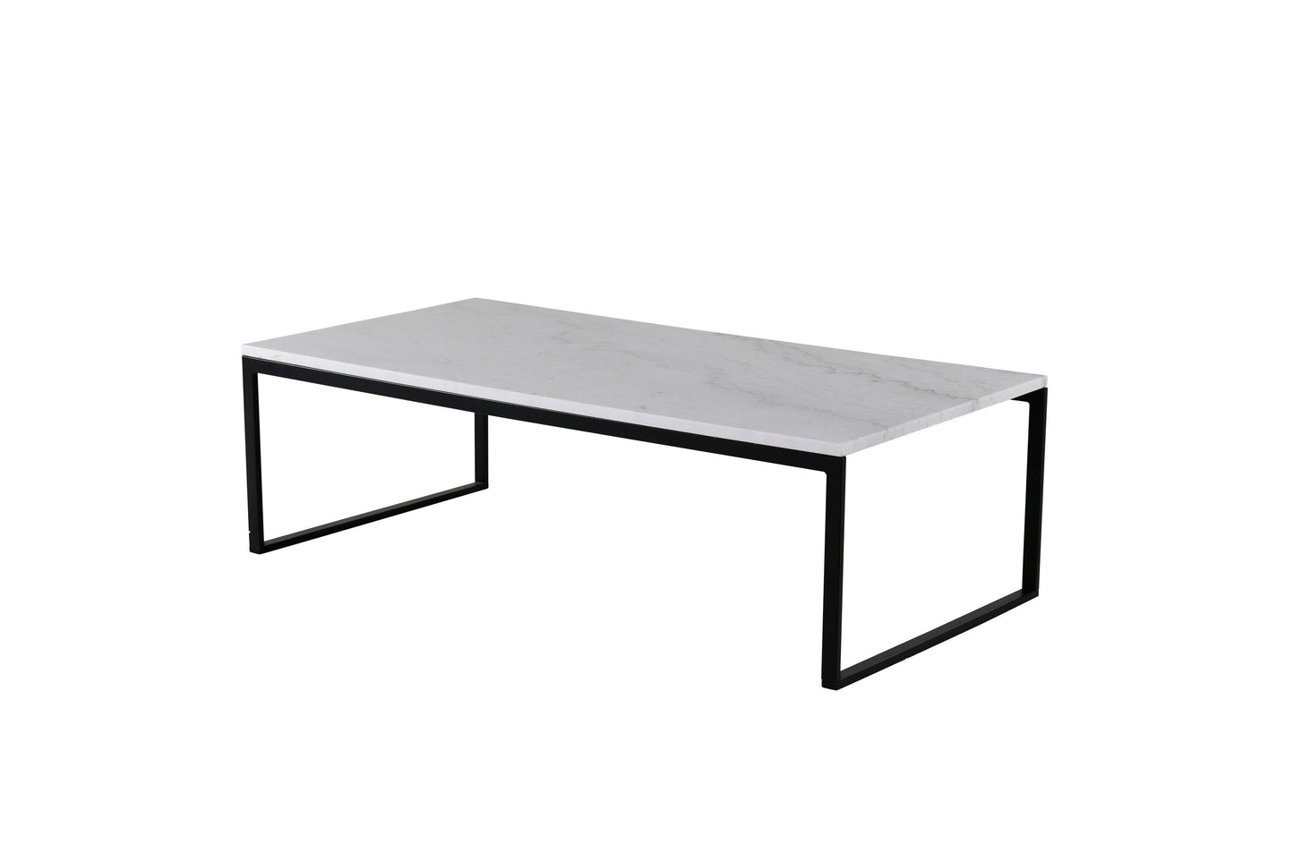 Estelle Couchtisch aus Marmor in Weiß/Schwarz