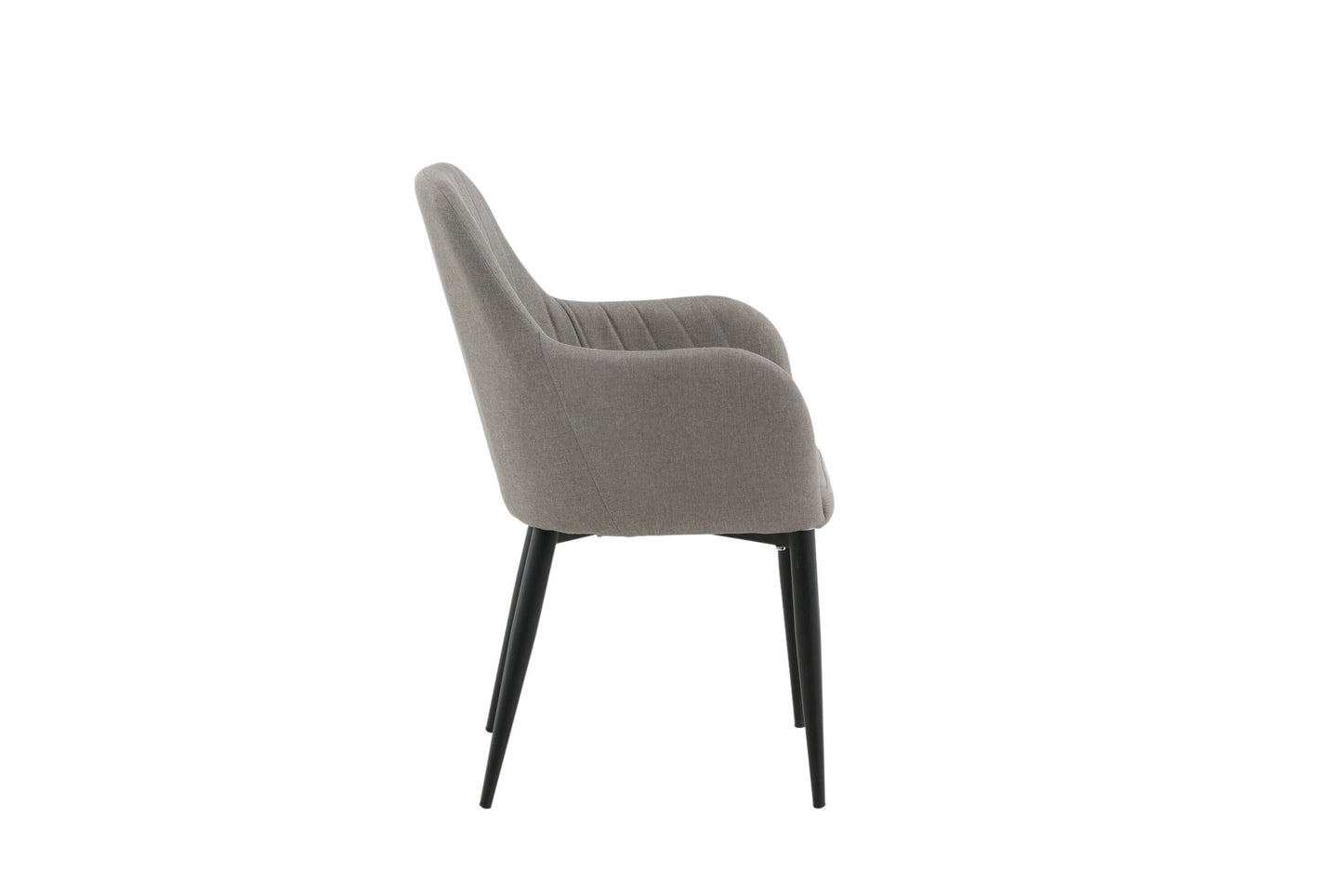 Comfort Esszimmerstühle, 2er Set, Grau