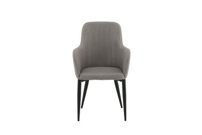 Comfort Esszimmerstühle, 2er Set, Grau