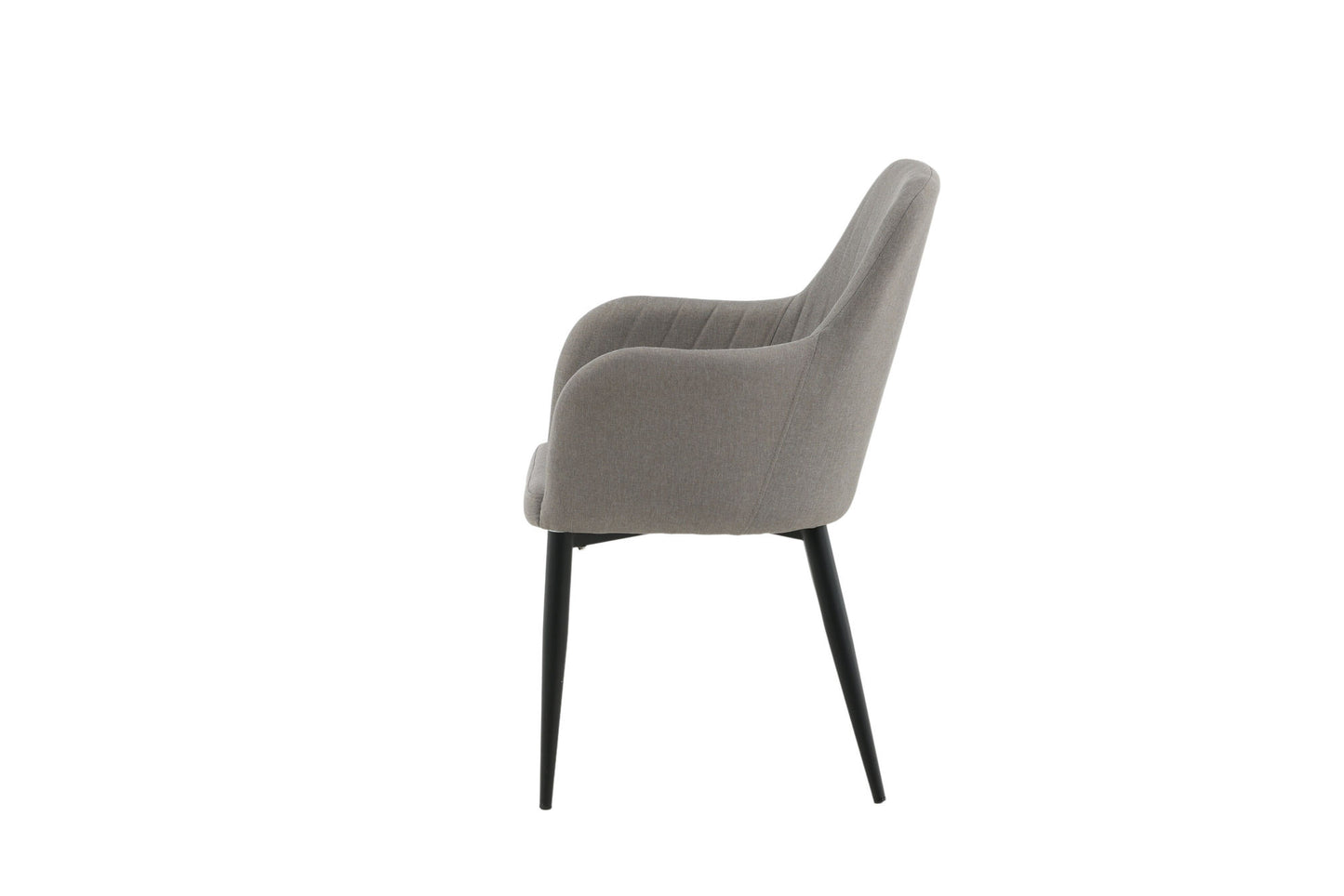 Comfort Esszimmerstühle, 2er Set, Grau