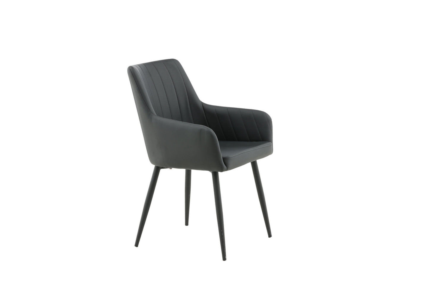 Comfort Esszimmerstühle, 2er Set, Schwarz