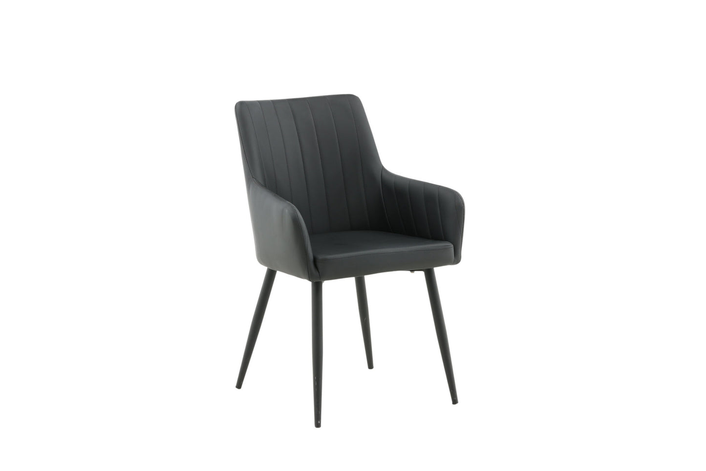 Comfort Esszimmerstühle, 2er Set, Schwarz