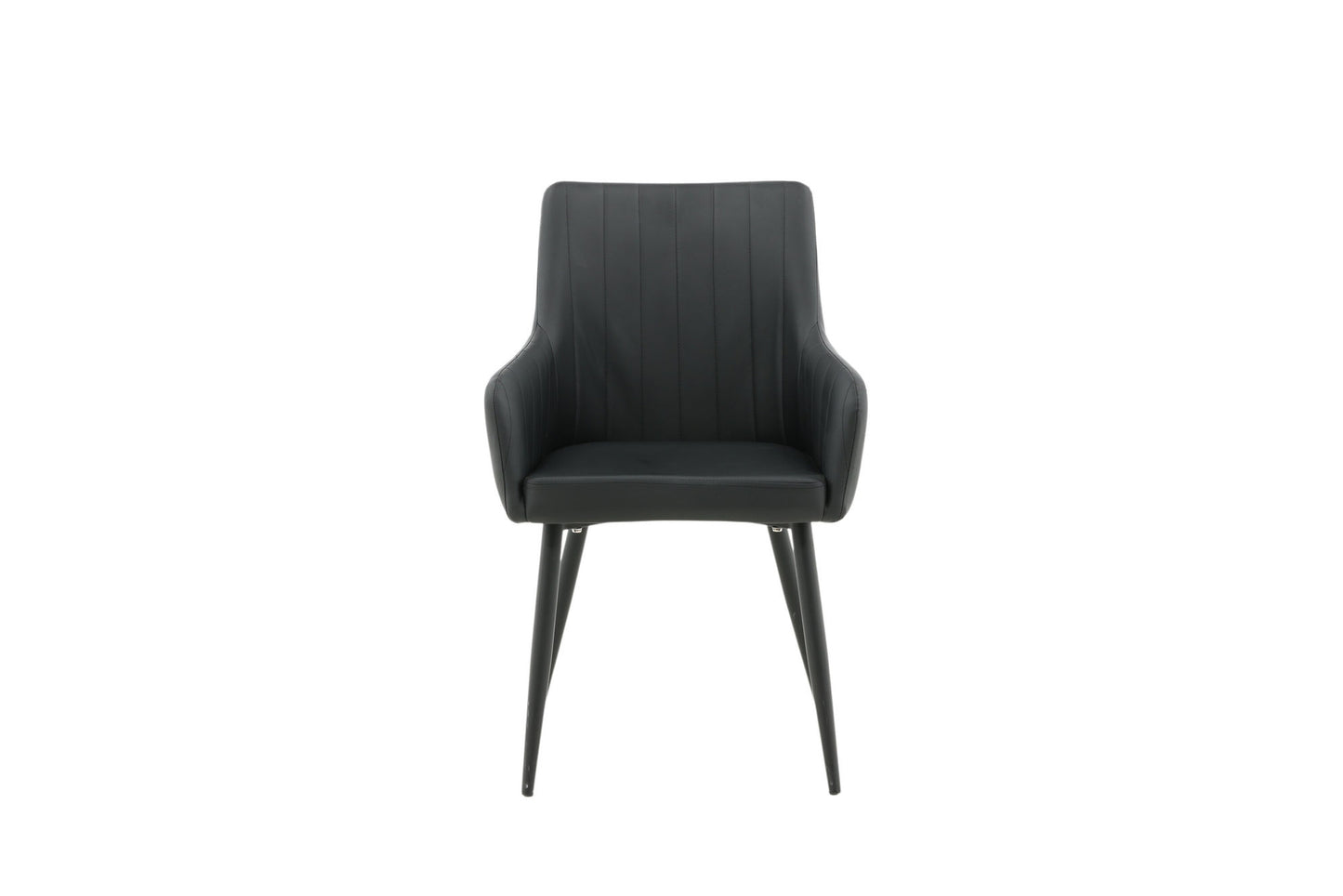 Comfort Esszimmerstühle, 2er Set, Schwarz