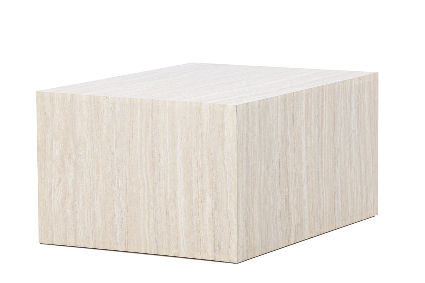 York Couchtisch in Travertin-Optik aus MDF
