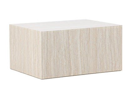 York Couchtisch in Travertin-Optik aus MDF