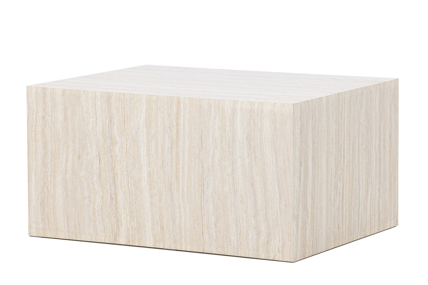 York Couchtisch in Travertin-Optik aus MDF