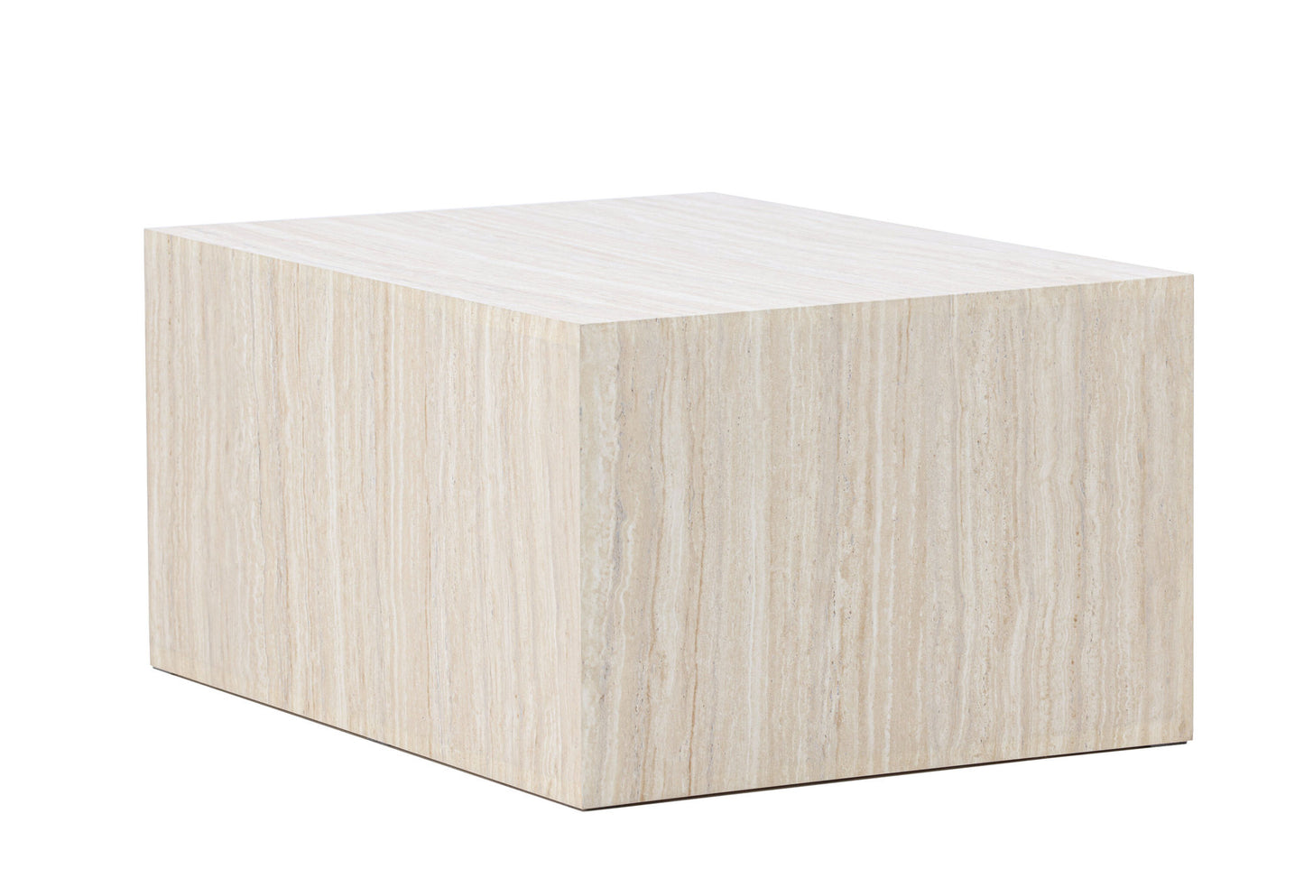 York Couchtisch in Travertin-Optik aus MDF