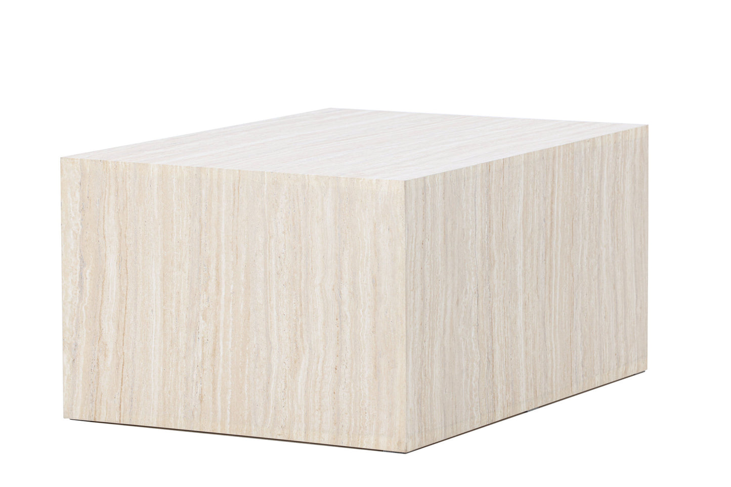 York Couchtisch in Travertin-Optik aus MDF
