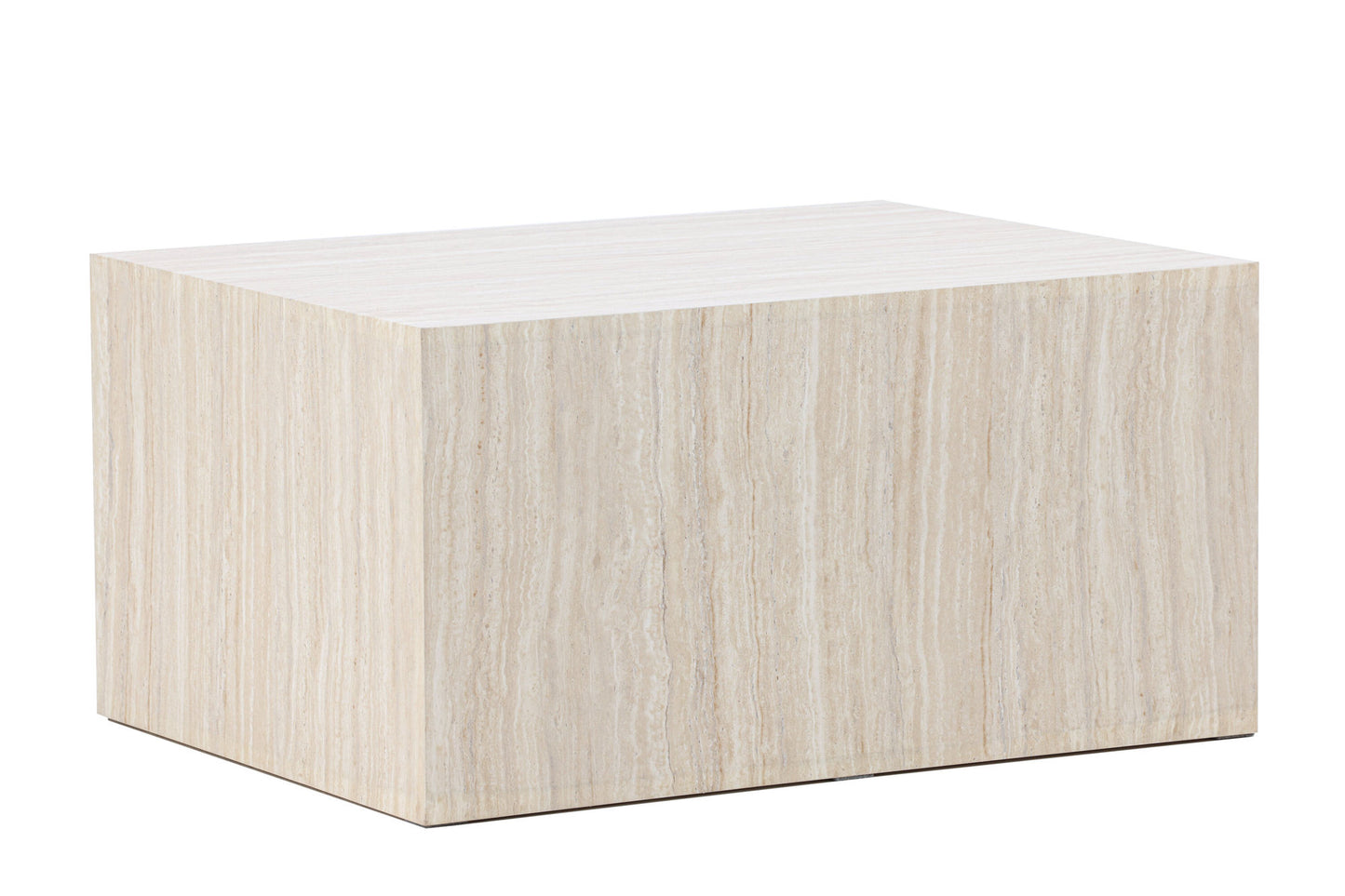 York Couchtisch in Travertin-Optik aus MDF