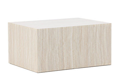 York Couchtisch in Travertin-Optik aus MDF