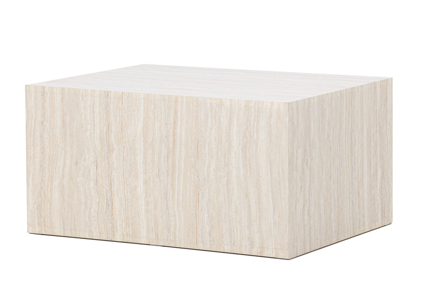 York Couchtisch in Travertin-Optik aus MDF