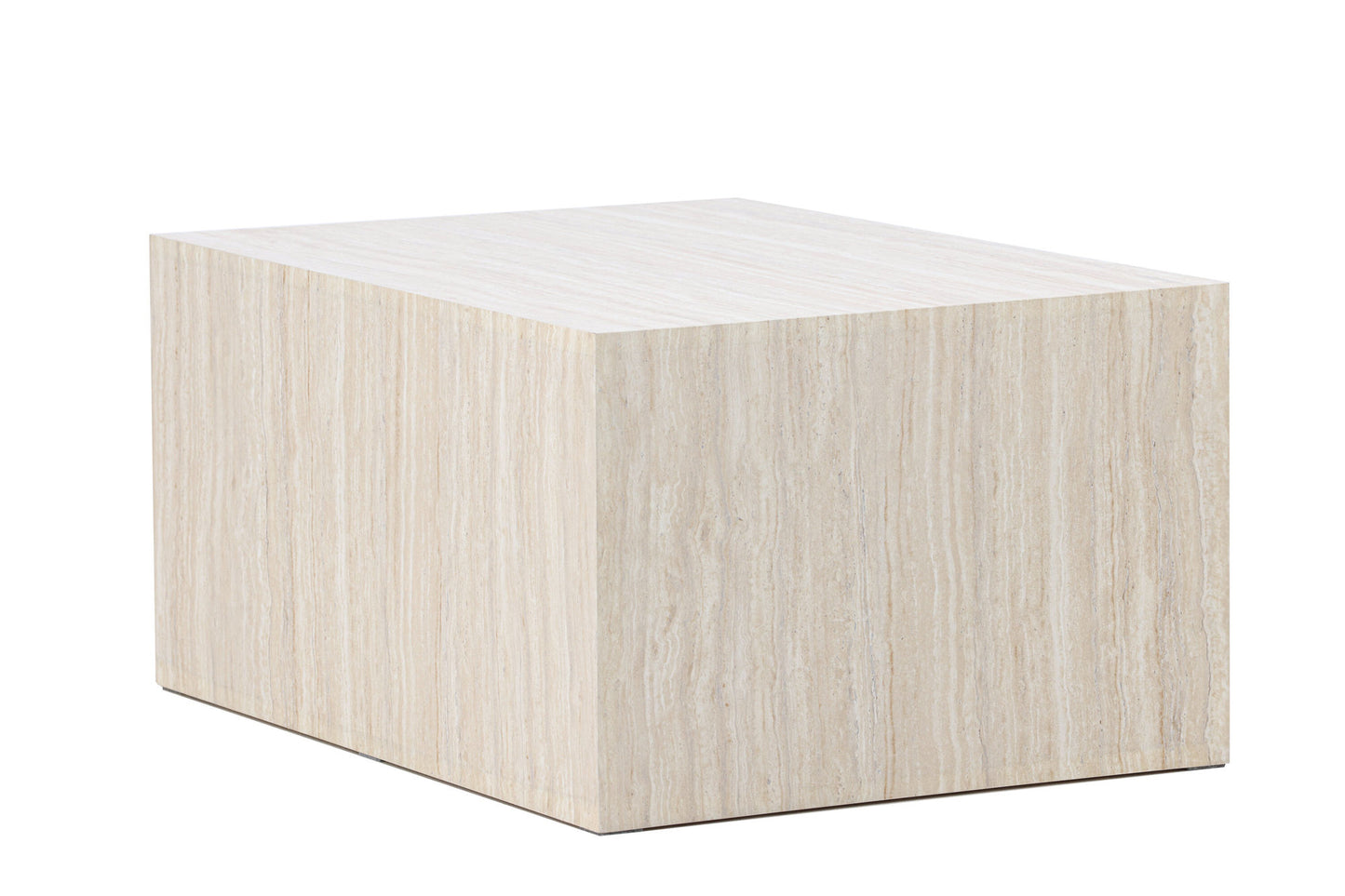 York Couchtisch in Travertin-Optik aus MDF