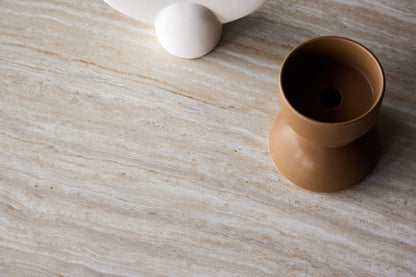York Couchtisch in Travertin-Optik aus MDF