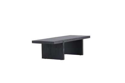 Yakunik Couchtisch aus Gummibaumholz/MDF in Schwarz