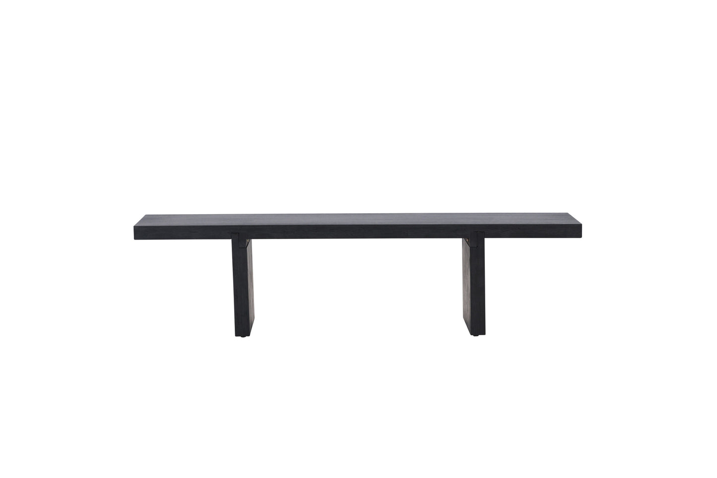 Yakunik Couchtisch aus Gummibaumholz/MDF in Schwarz
