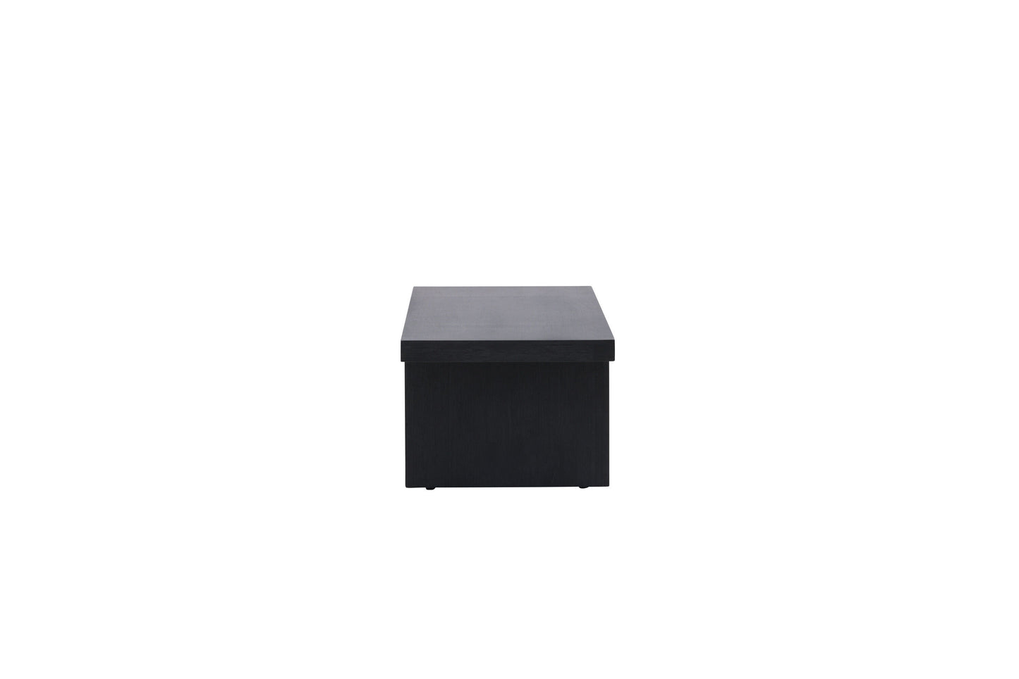 Yakunik Couchtisch aus Gummibaumholz/MDF in Schwarz