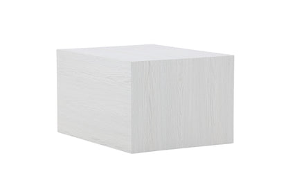 York großer Couchtisch aus MDF in weißer Holzoptik