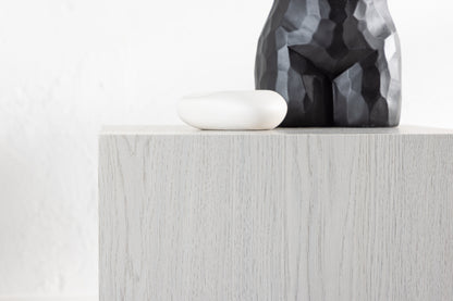 York kleiner Couchtisch aus MDF in weißer Holzoptik