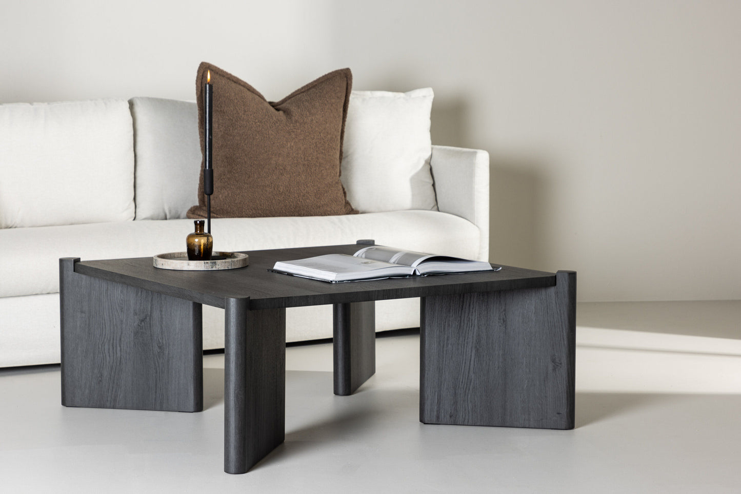 Rogaland Couchtisch aus MDF in Schwarz