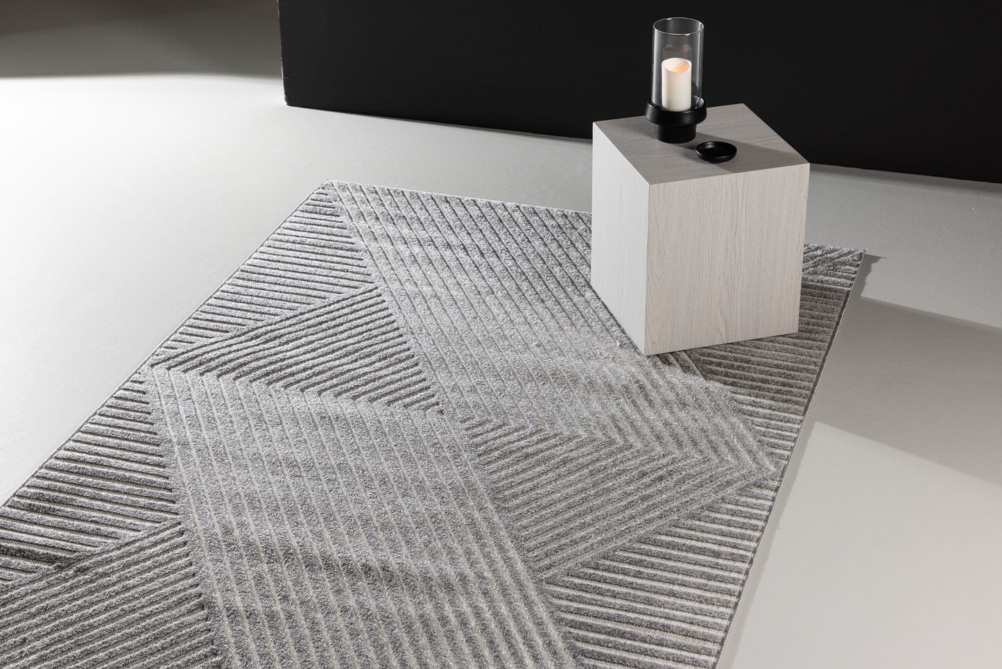 Aron Solar Teppich, Grau, 230x160cm