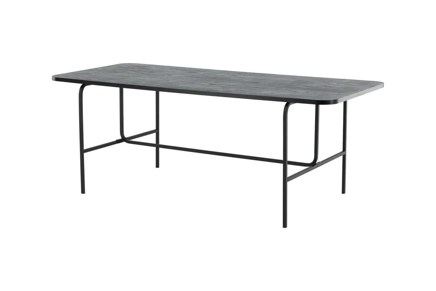 Uno Esstisch in Schwarz, 200cm