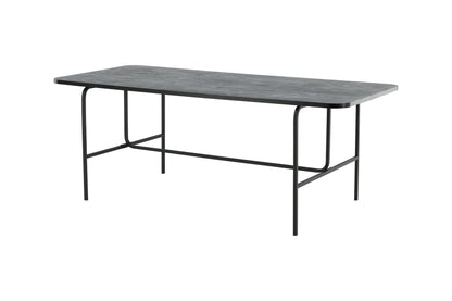 Uno Esstisch in Schwarz, 200cm