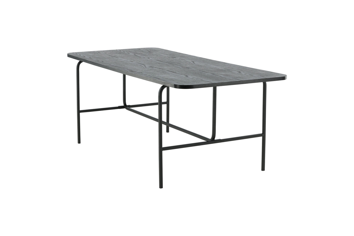 Uno Esstisch in Schwarz, 200cm